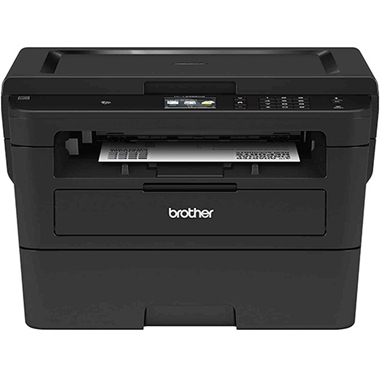 Brother Compact Monochrome Laser Printer, HLL2395DW, Flatbed Copy & Scan, Wireless Printing, NFC, Cloud-Based Printing & Scanning, Amazon Dash Replenishment Ready - BLACK